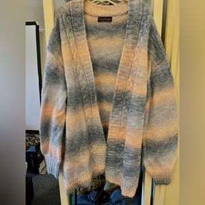 Ombre cardigan sweater